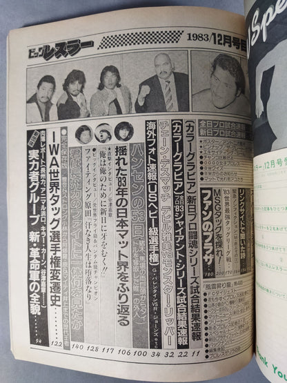 Big Wrestler Monthly, December 1983