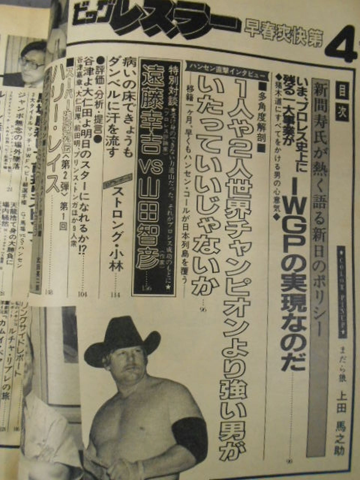 月刊ビッグレスラー 1982年4月号