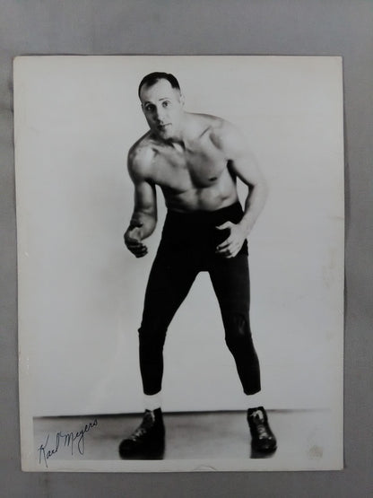 Carl Myers hand signed autograph Black and White Pro-Photo (1)