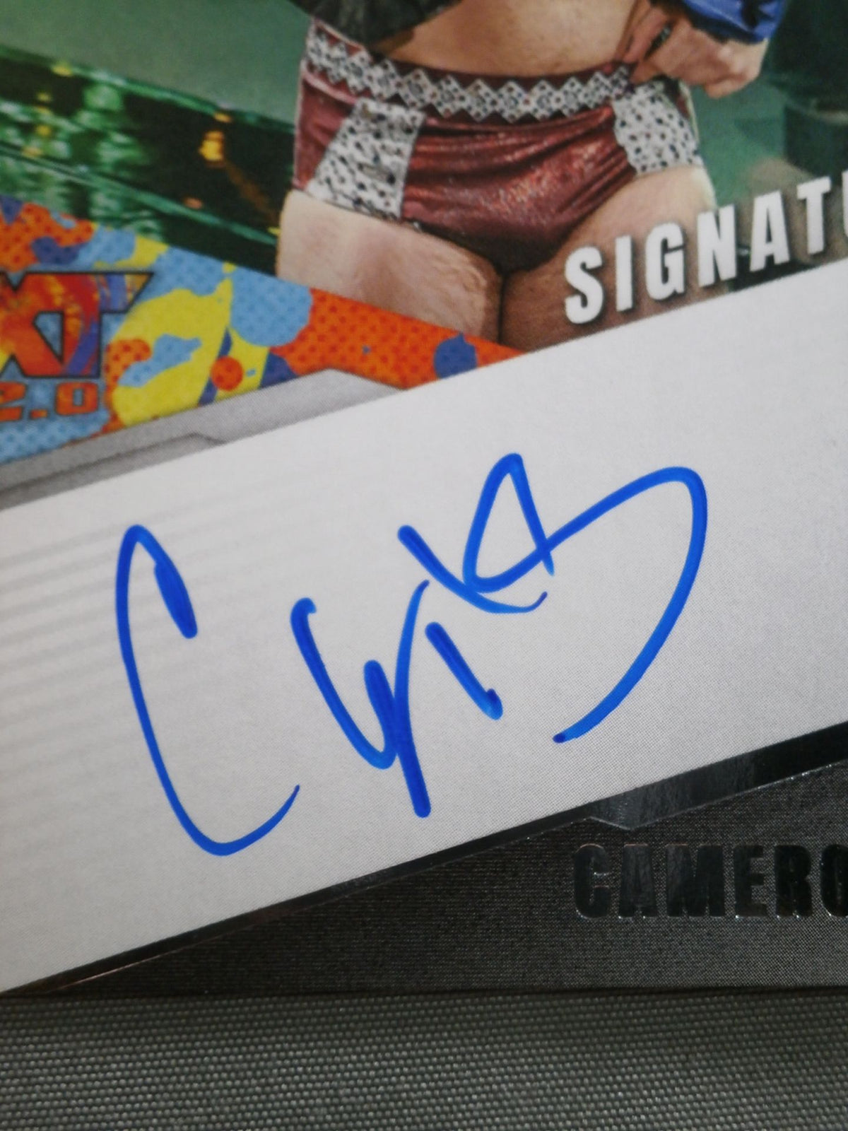 2022 WWE PANINI Cameron Grimes Official Autographed Card