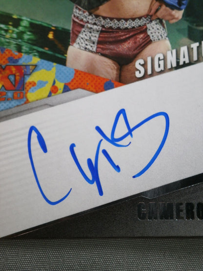 2022 WWE PANINI Cameron Grimes Official Autographed Card
