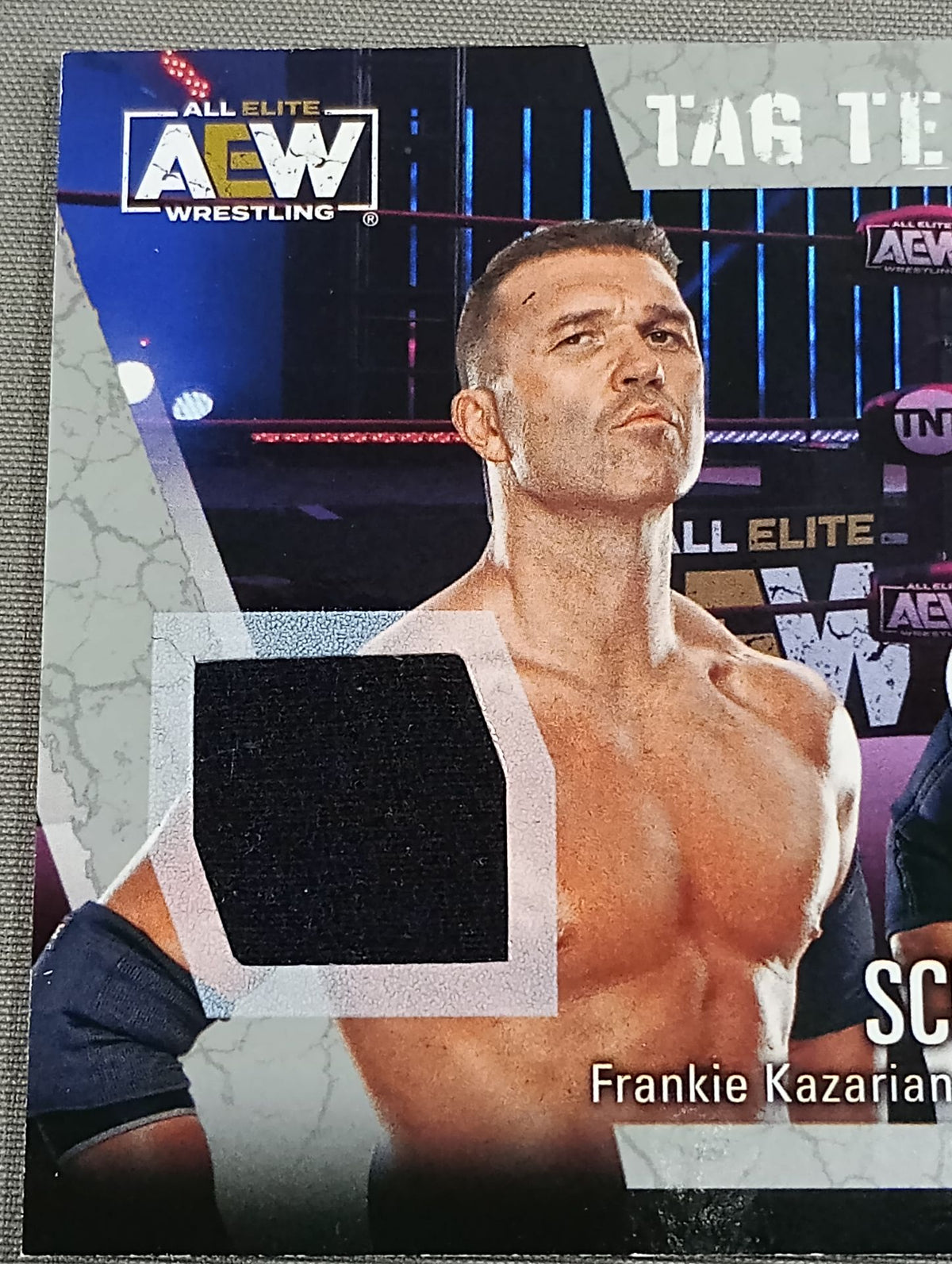 2021 AEW UPPER DECK SCU Frankie Kazarian & Scorpio Sky Official Relic Card (Costume)