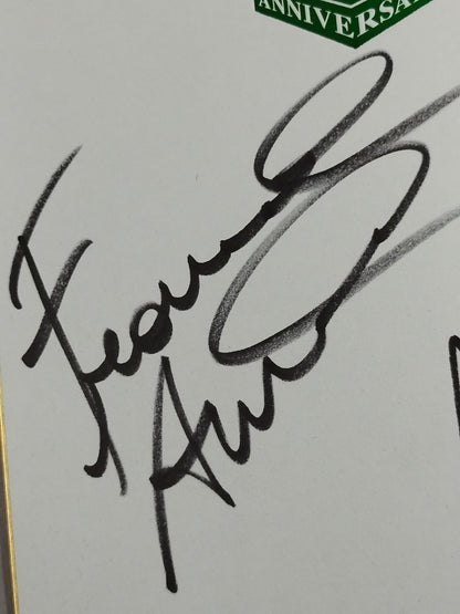 Francisco Akira & TJP (New Japan Pro Wrestling  50th Anniversary) Shikishi ( Autograph board ) )