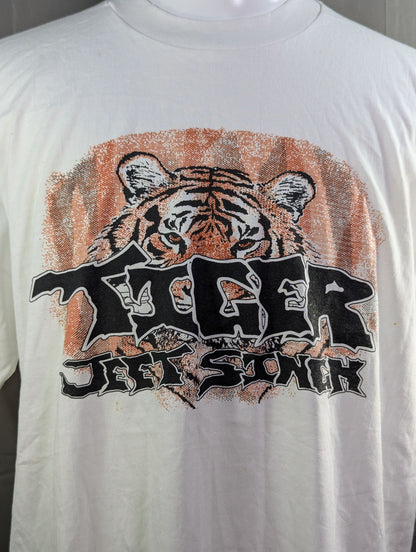 【直筆サイン入り】タイガー・ジェット・シン 虎イラスト Tシャツ