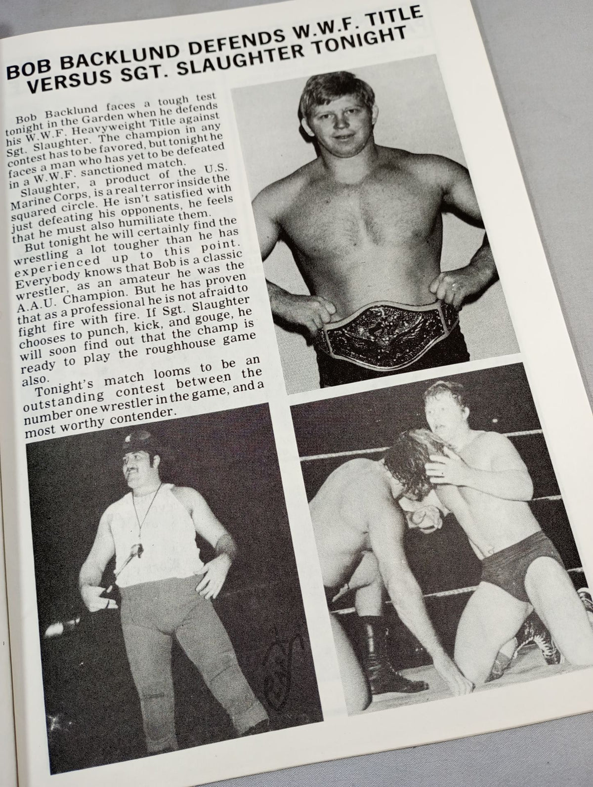 ★WWF Heavyweight Fighters Rights Match Bob ★ Backlund vsSgt. Slaughter 