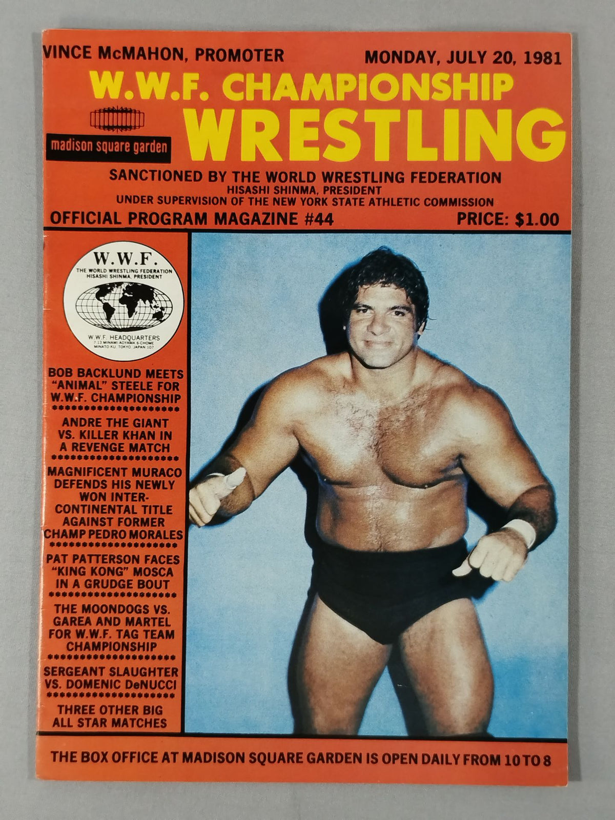★WWF Heavyweight Fighters Rights Match Bob ★ Backlund vs George Steele