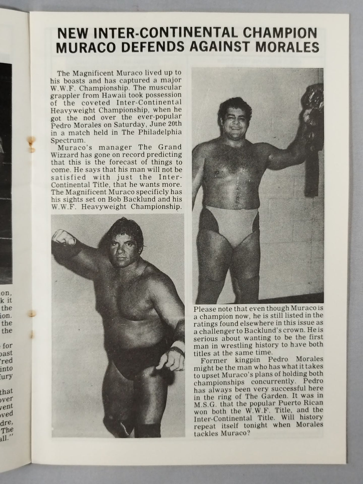 ★WWF Heavyweight Fighters Rights Match Bob ★ Backlund vs George Steele