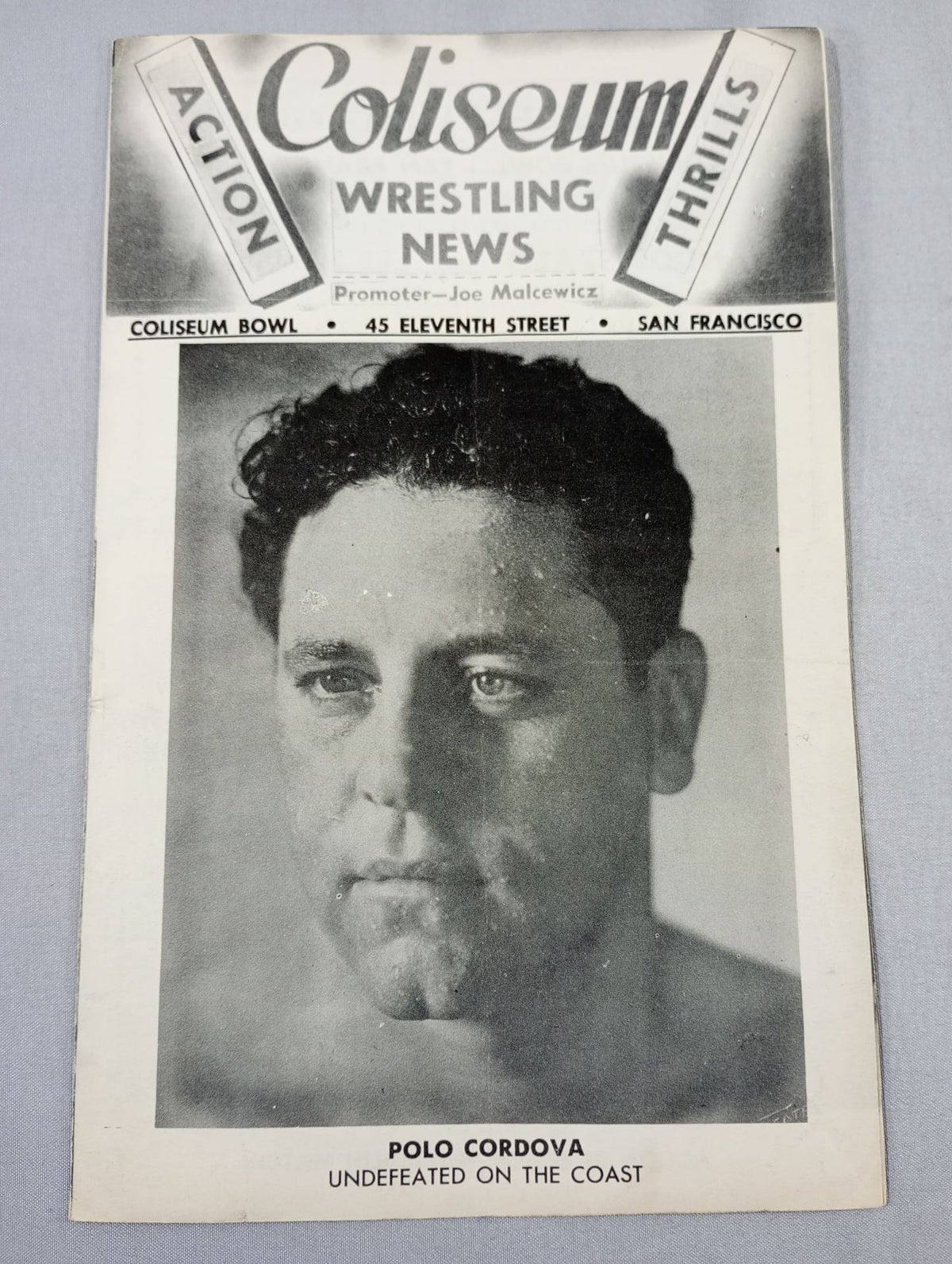 Coliseum Wrestling  NEWS(1949.8.2)