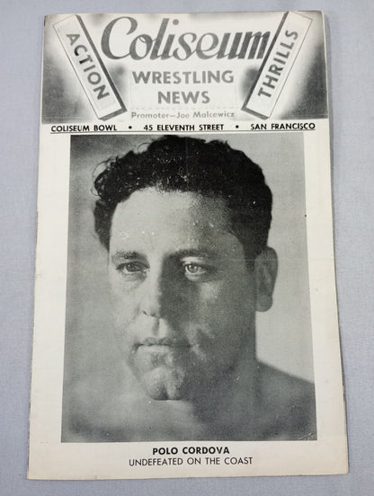 Coliseum Wrestling  NEWS(1949.8.2)