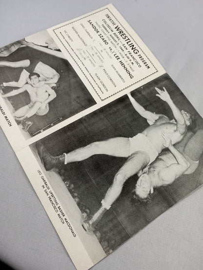 Coliseum Wrestling  NEWS(1949.8.2)
