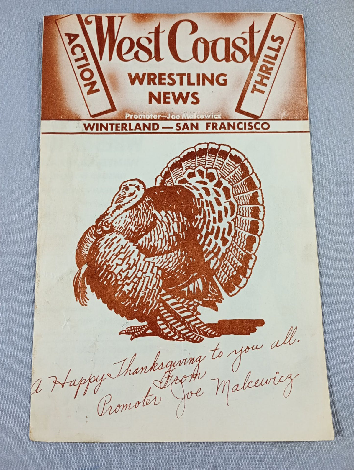 West Coast Wrestling  News (1950.11.21)