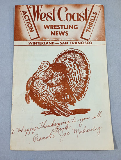 West Coast Wrestling  News (1950.11.21)