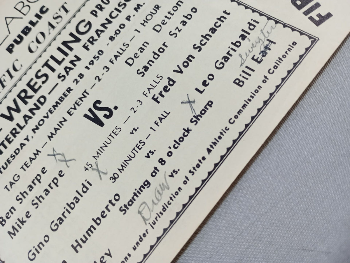 West Coast Wrestling  News (1950.11.28)