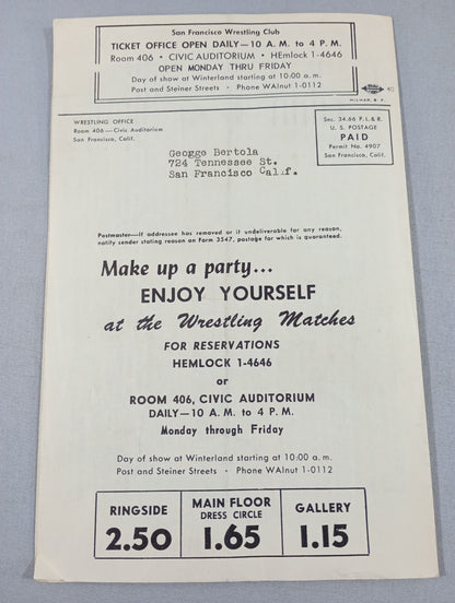 West Coast Wrestling  News (1950.11.28)