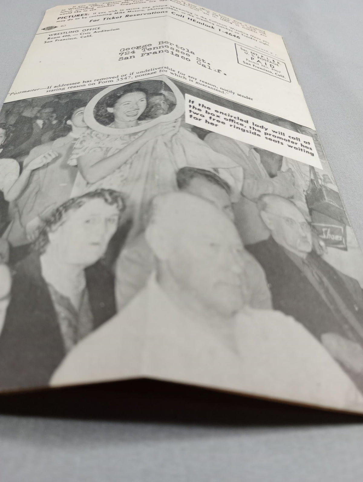 Coliseum Wrestling  NEWS(1949.7.19)