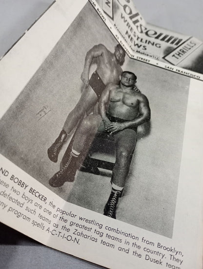 Coliseum Wrestling  NEWS(1949.9.20)
