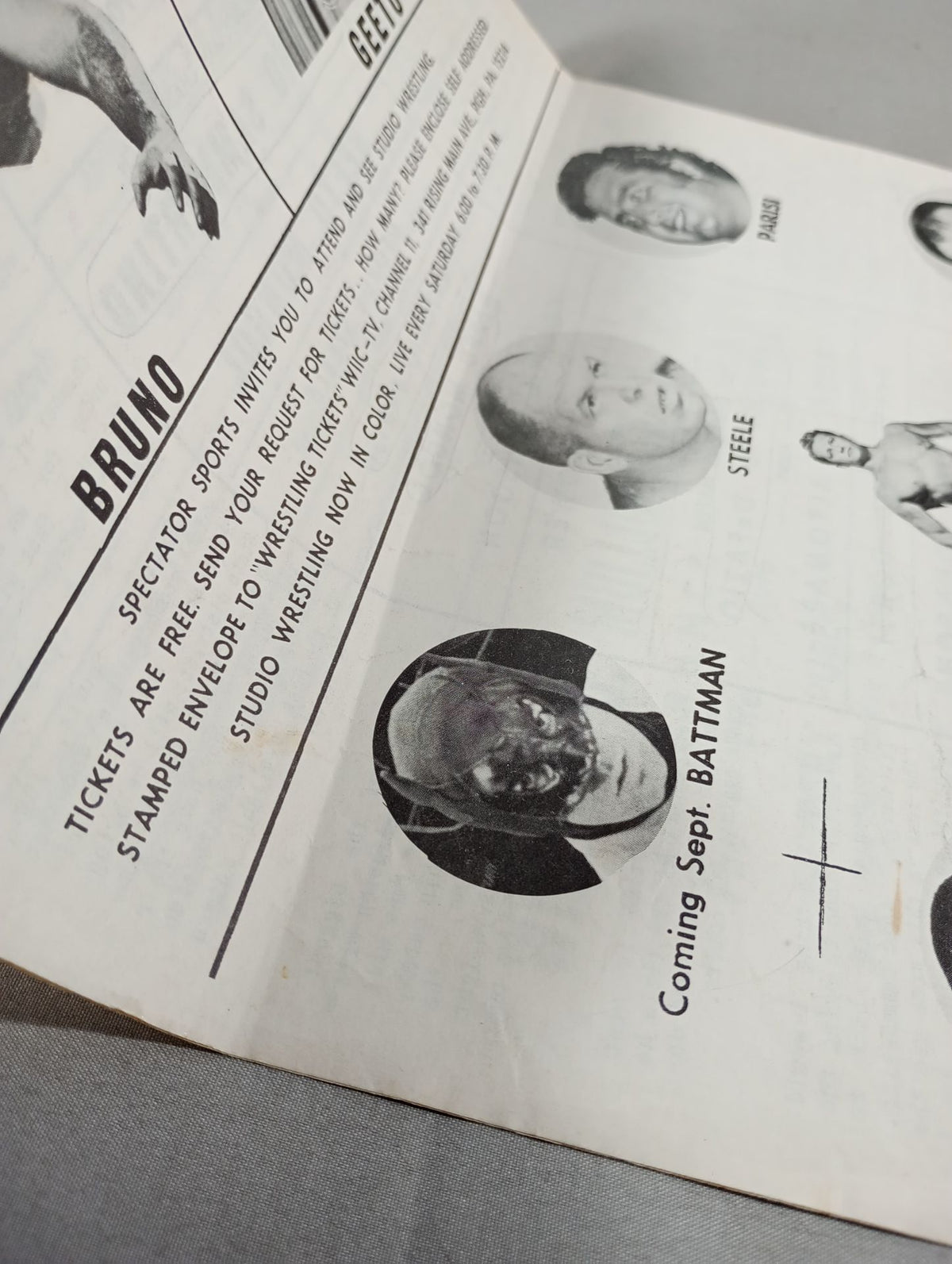 SOUVENIR Wrestling  PROGRAM No.1541