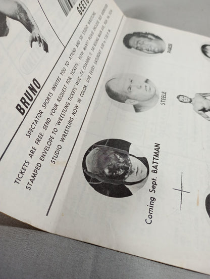 SOUVENIR Wrestling  PROGRAM No.1541