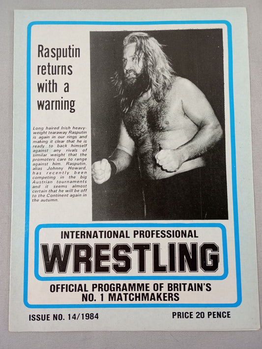INTERNATIONAL PROFESSIONAL Wrestling ISSUE No.14 / 1984