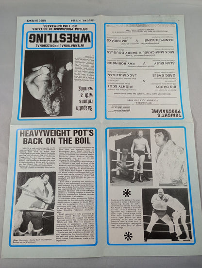 INTERNATIONAL PROFESSIONAL WRESTLING ISSUE No.14 / 1984