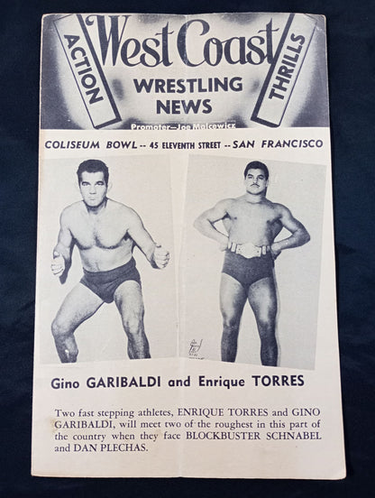 ★ Rikidozan joins ★ West Coast Wrestling NEWS(1952.3.11)