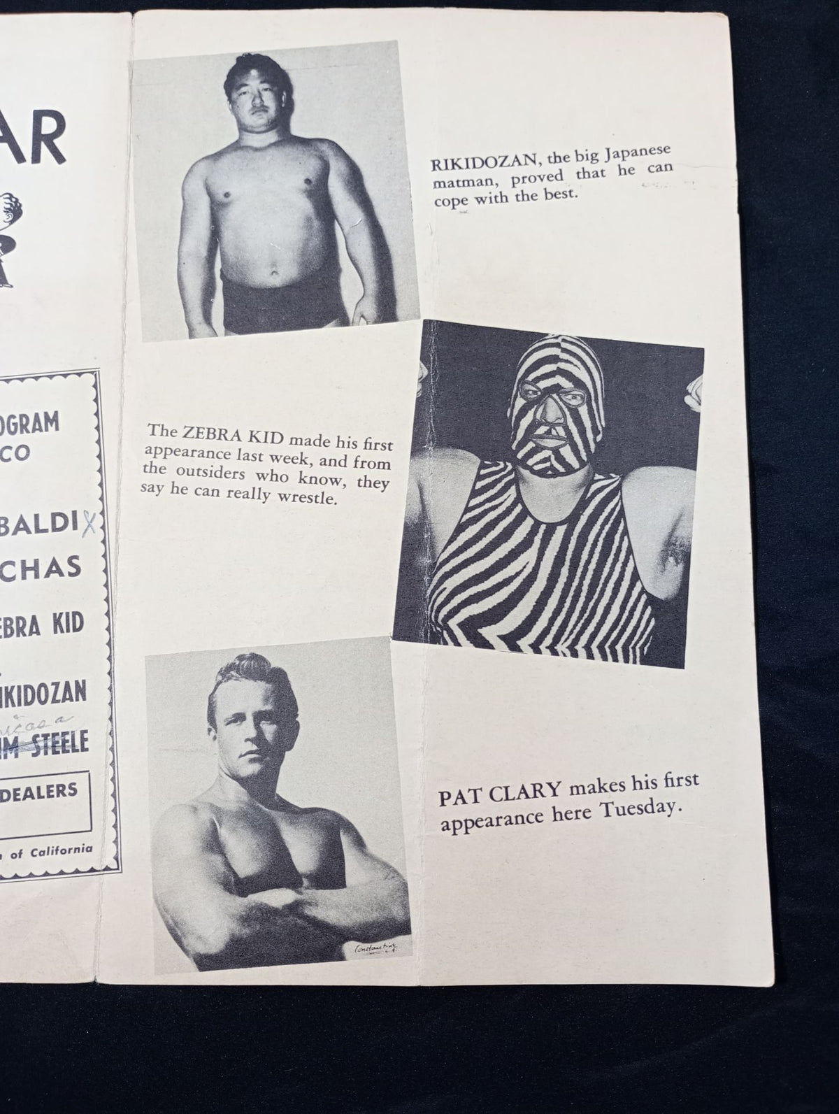 ★ Rikidozan joins ★ West Coast Wrestling NEWS(1952.3.11)