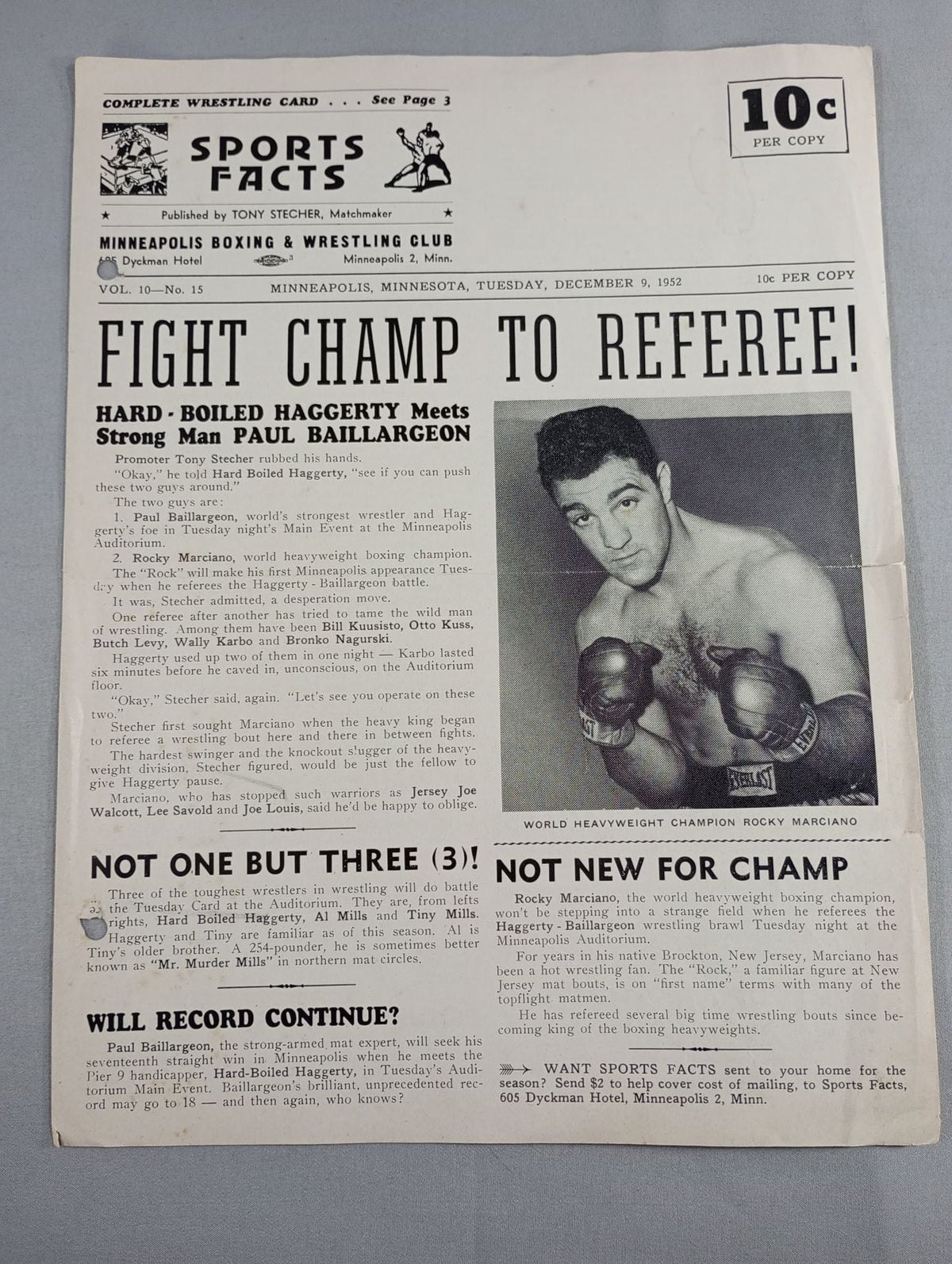 SPORTSNEWS FACTS Vol.10 No.15