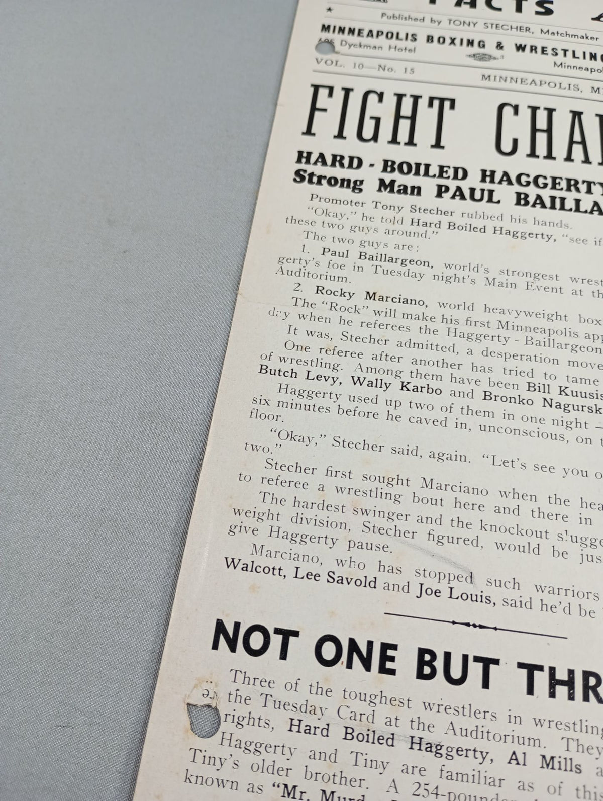 SPORTSNEWS FACTS Vol.10 No.15