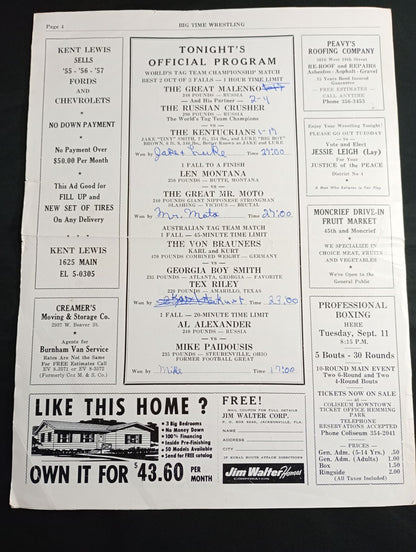 ★ Baba Cover ★ NWA BIG TIME Wrestling / JACSONVILLE'S Vol.2 No.3