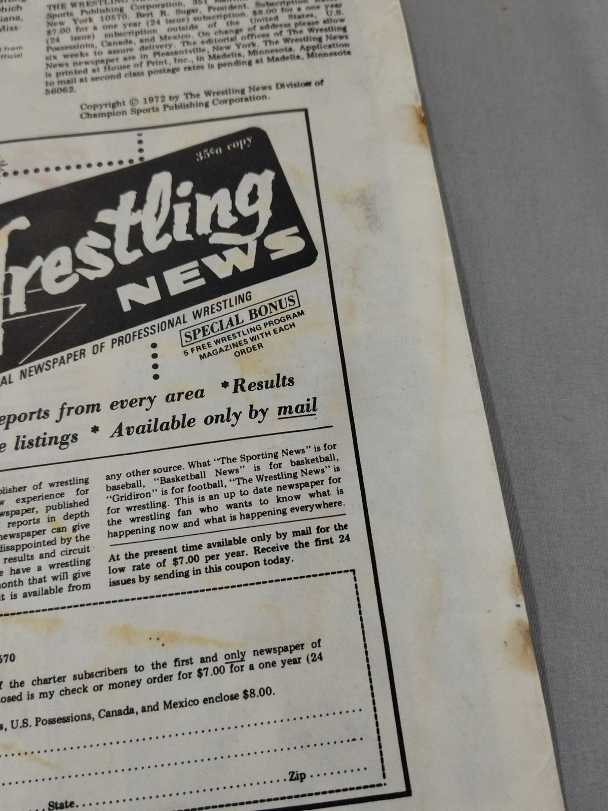 THE Wrestling NEWS NOMBER.7