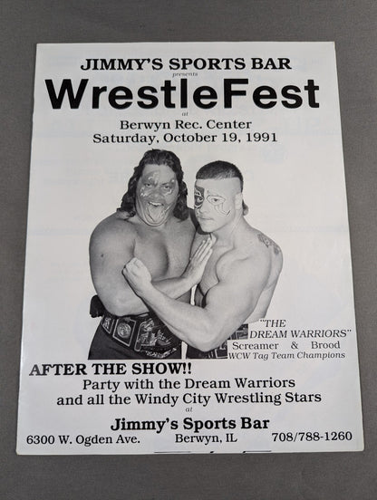 WCW(WCPW) / JIMMY’S SPORTS BAR Wrestle Fest Berwyn Rec. Center Saturday