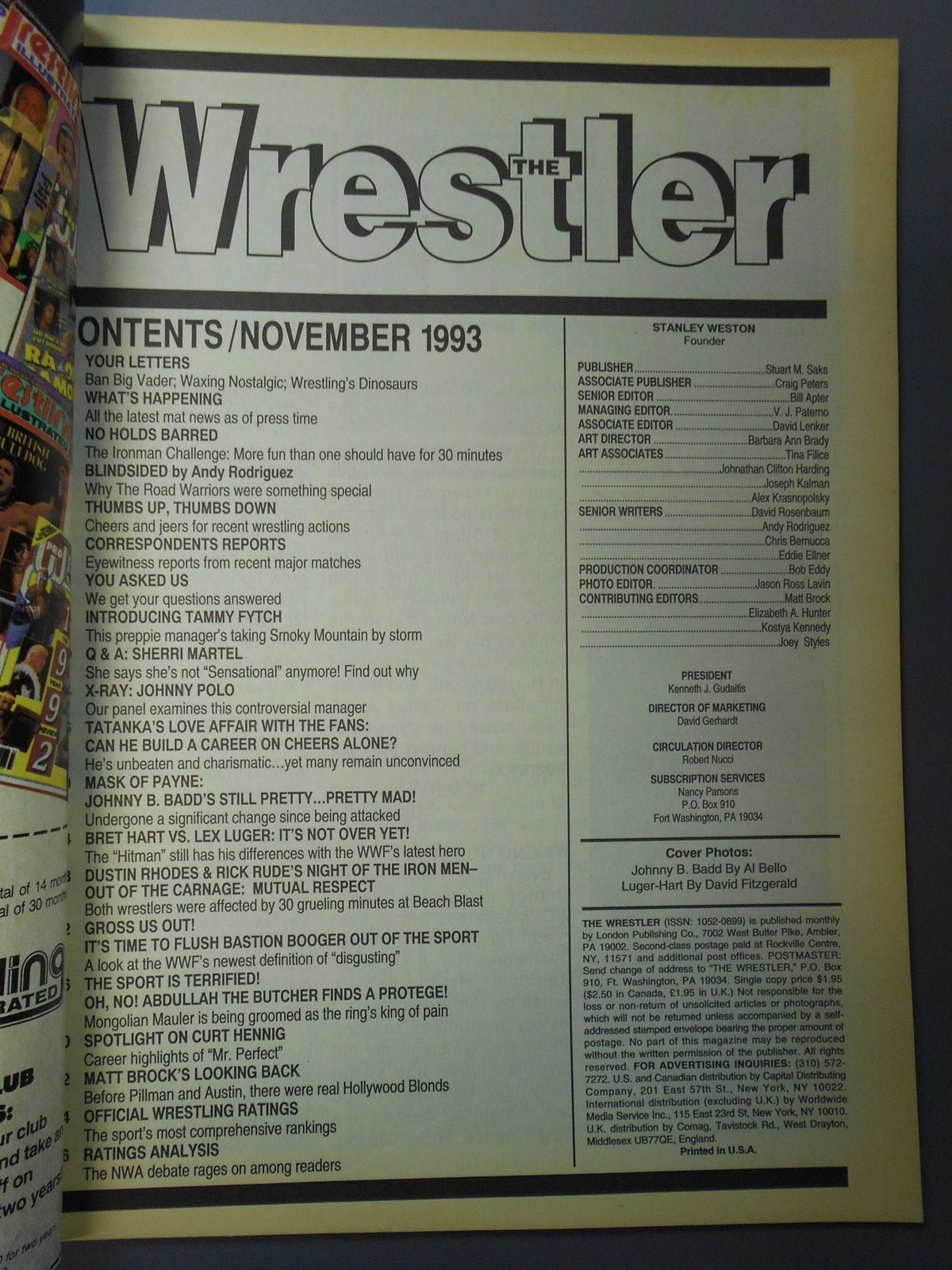 THE Wrestler 1993年11月号