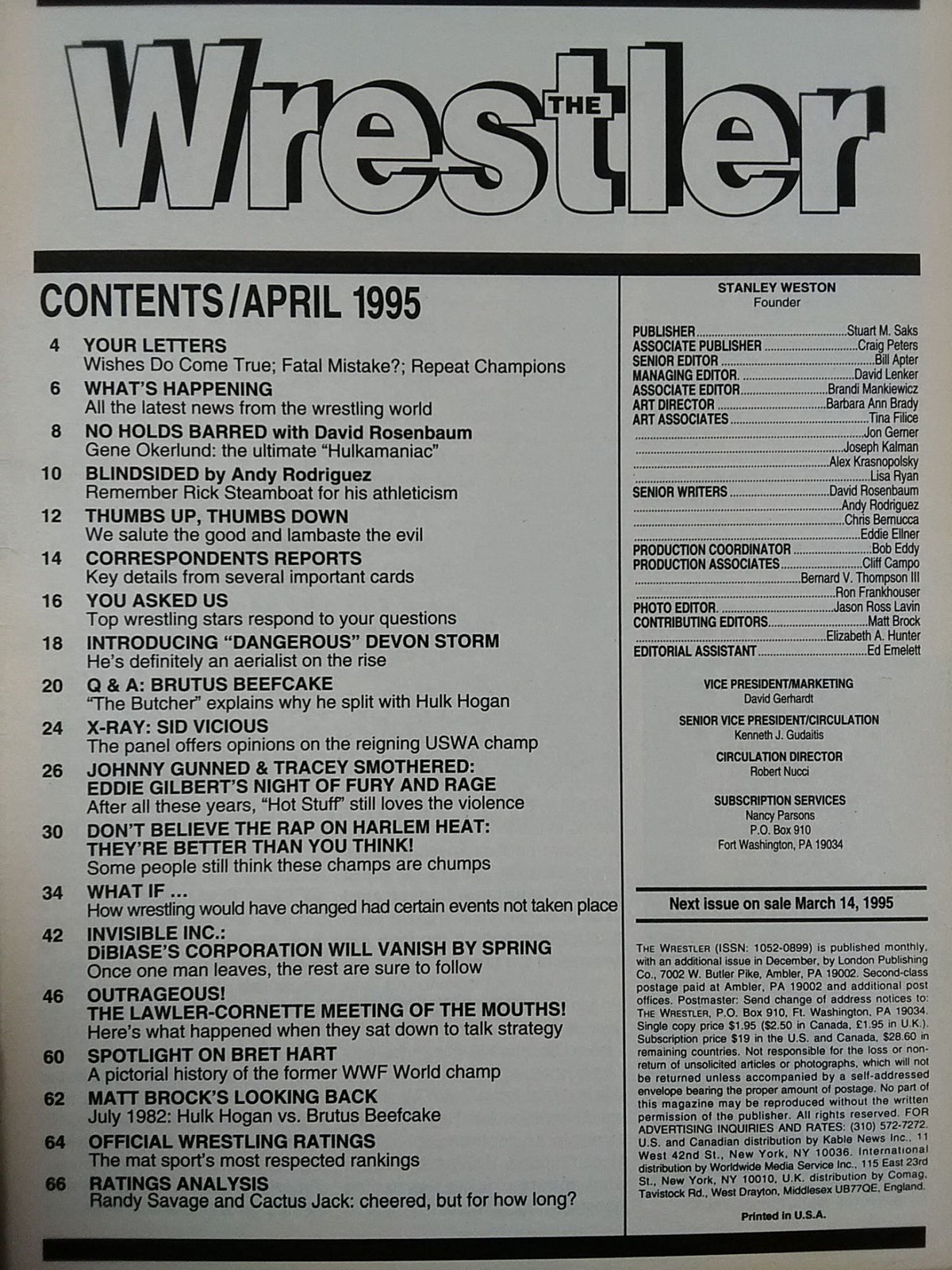 THE Wrestler 1995.04