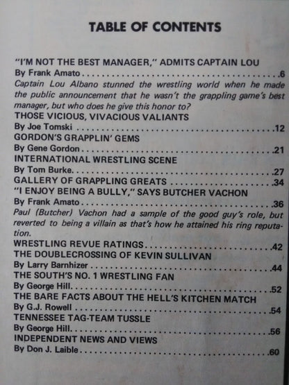 Wrestling REVUE August 1978 Issue