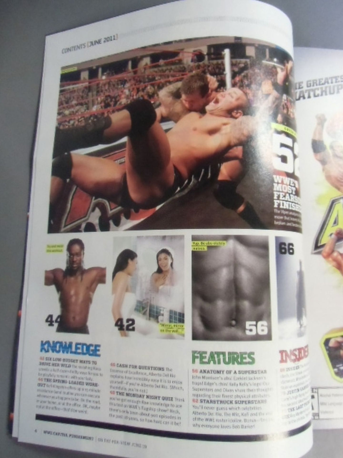 WWE MAGAZINE 2011年6月号