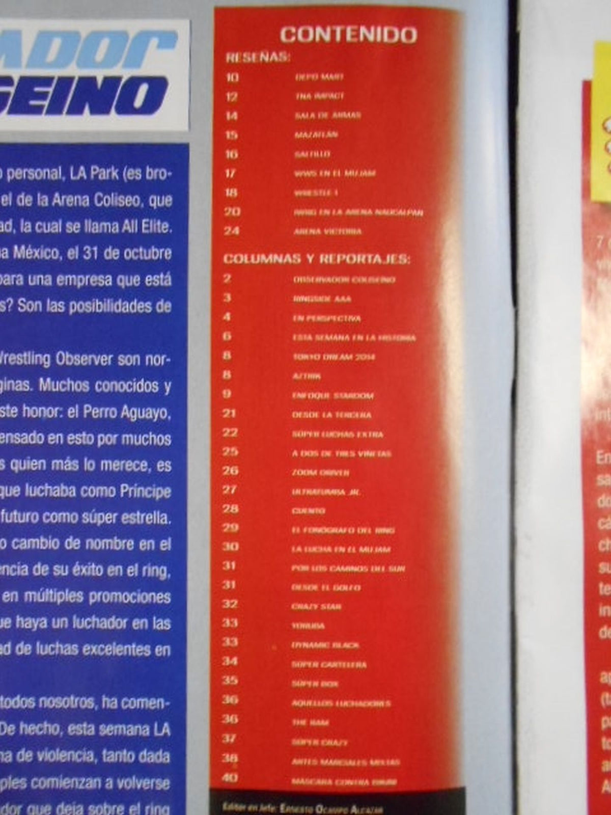 SUPER LUCHAS NACIONAL E INTERNACIONAL No.536