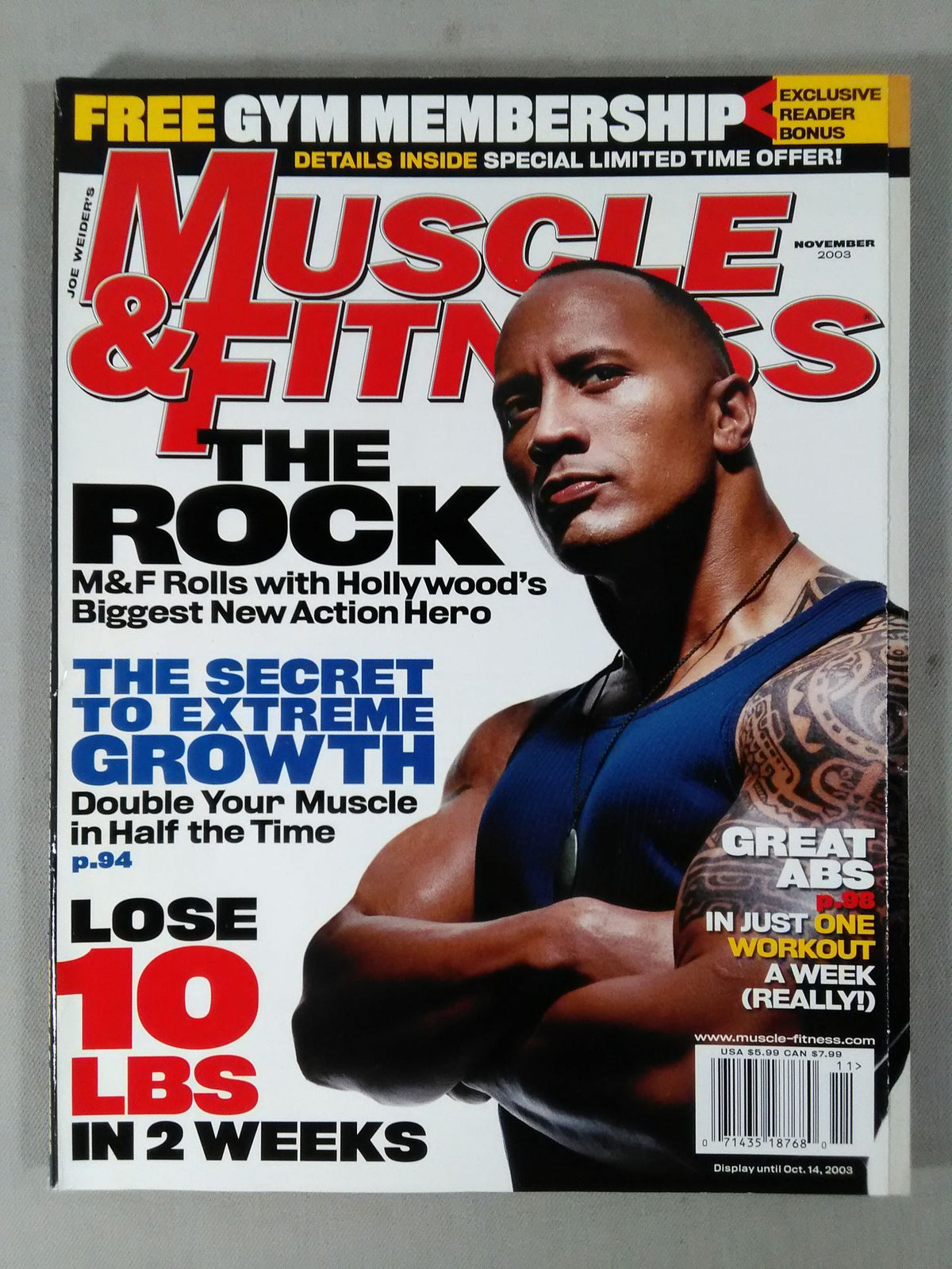 MUSCLE&FITNESS 2003年11月号