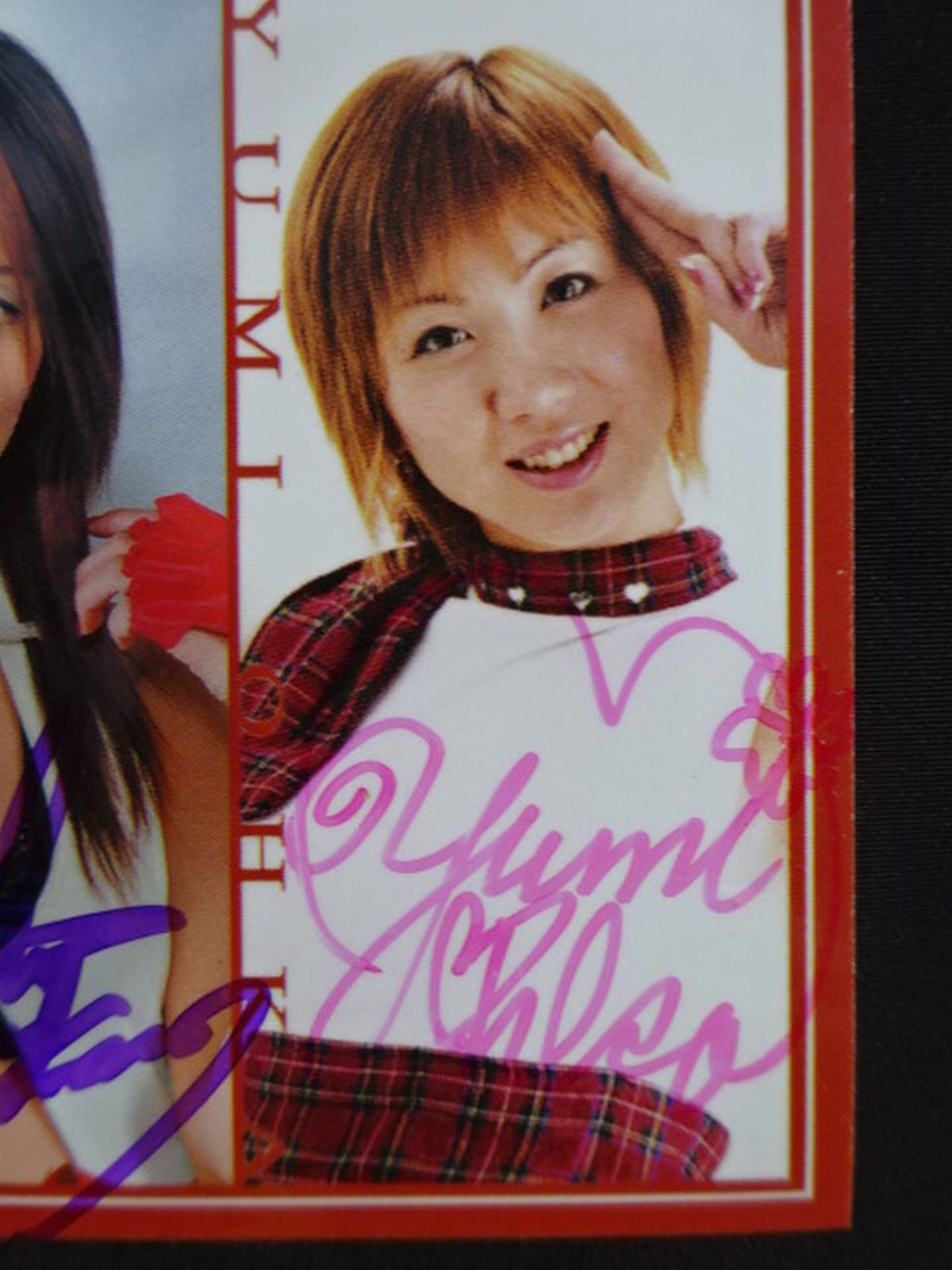 ATHTRESS jd'star panipani Emi Tojo & Mitsuho Ishikawa & Yumi Ohka  Official Triple autographed card 