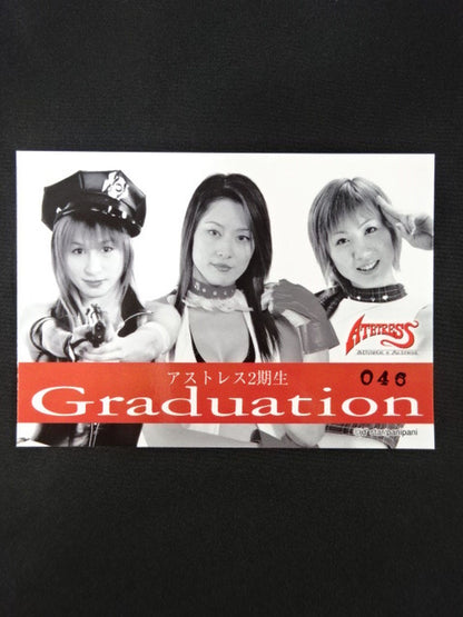 ATHTRESS jd'star panipani Emi Tojo & Mitsuho Ishikawa & Yumi Ohka  Official Triple autographed card 