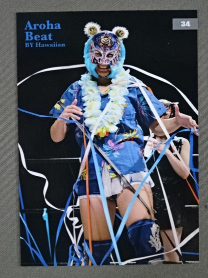 2018 STARDOM COLLECTION CARD 美闘陽子(アロハ・ビート) 公式サインカード