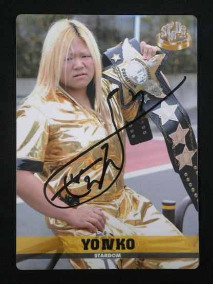 STARDOM IV. Tiger Event Limited autographed card