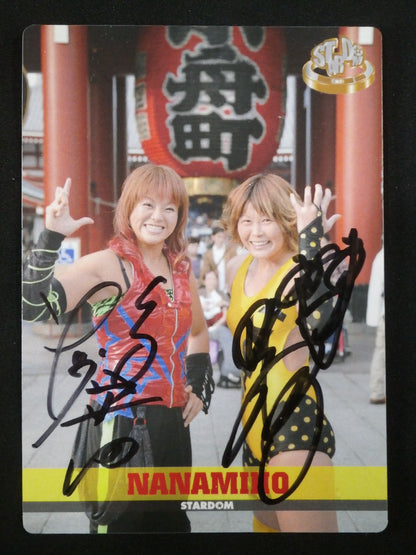 STARDOM 高橋奈苗＆脇澤美穂 イベント限定 サインカード
