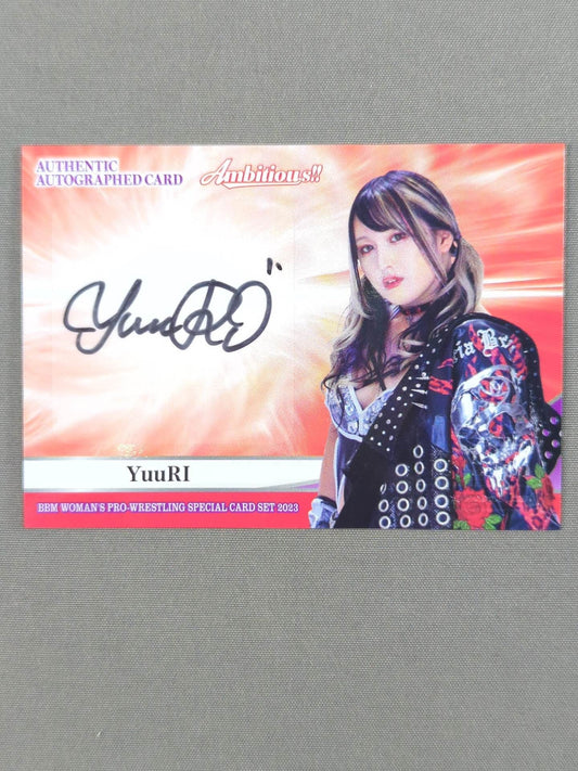 2023 BBM YuuRI Official Autographed Card