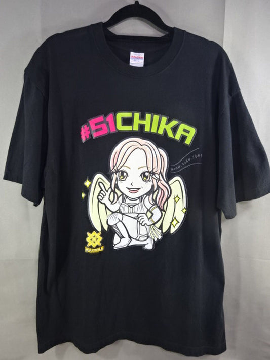 後藤智香 #51イラスト Tシャツ(ブラック)