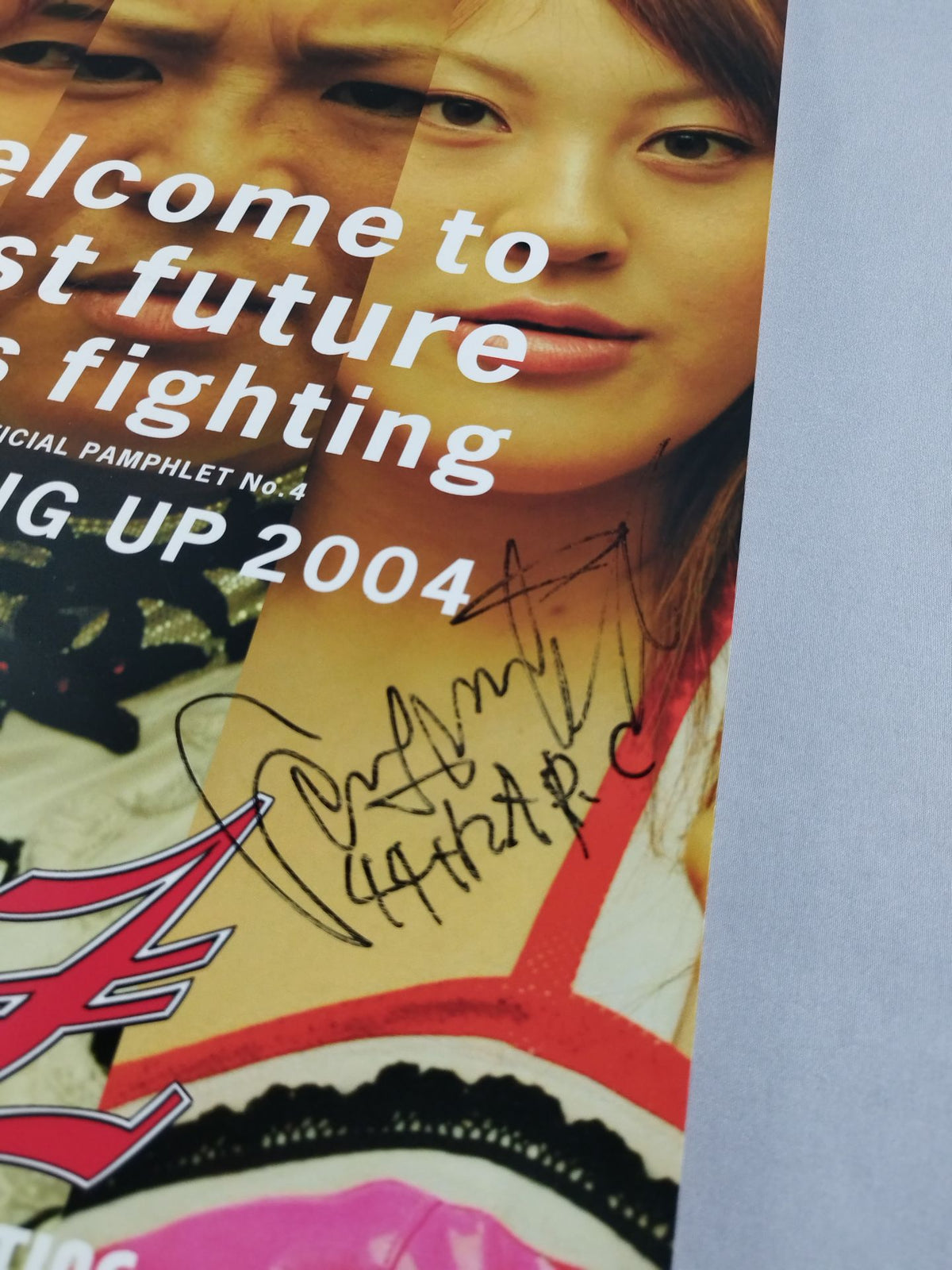 【Mika Nishio hand signed autograph 】AtoZ Official Pamphlet No.4