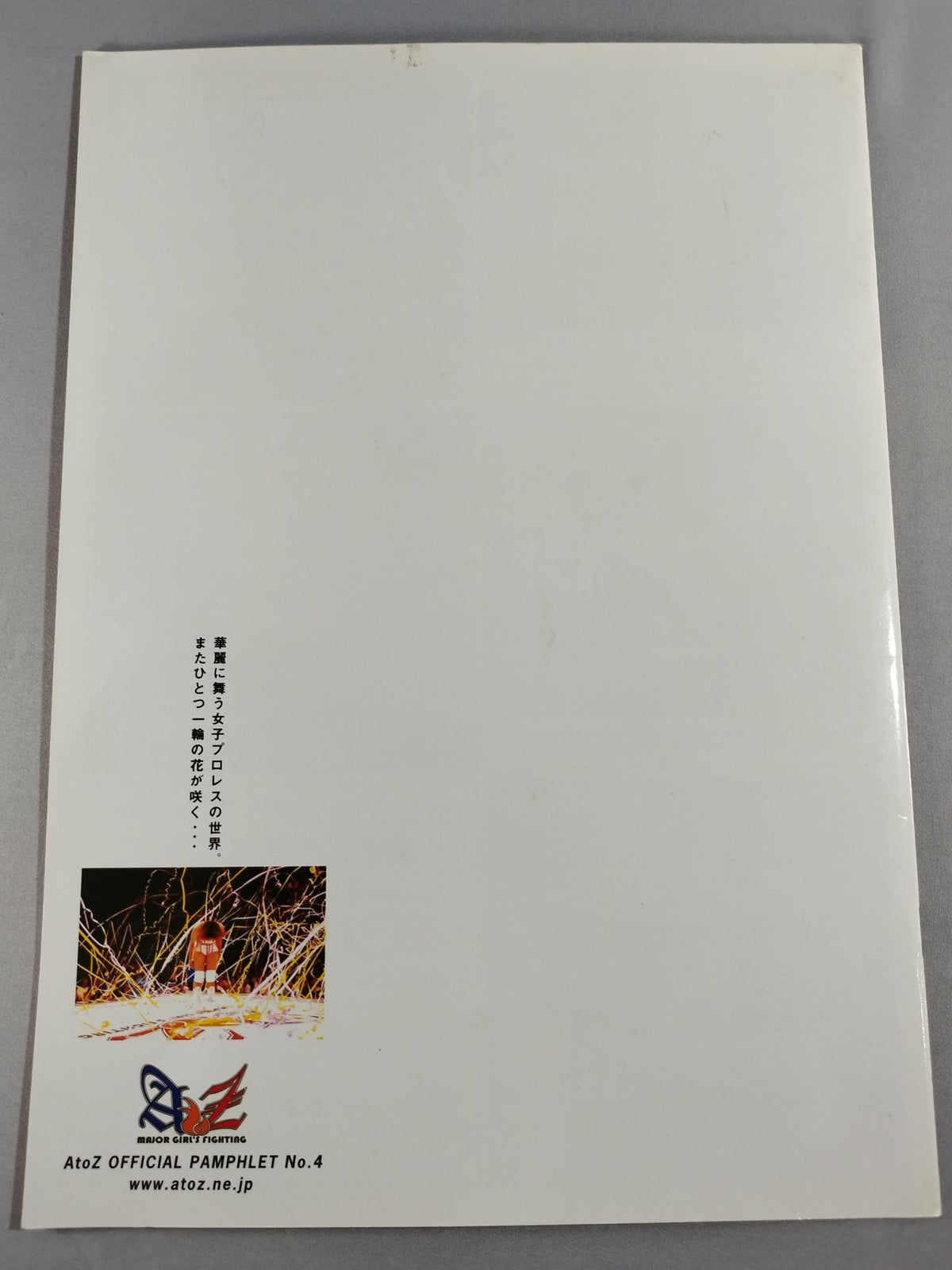 【Mika Nishio hand signed autograph 】AtoZ Official Pamphlet No.4