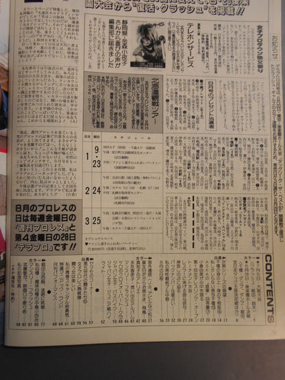 デラックスプロレス 1987年9月号