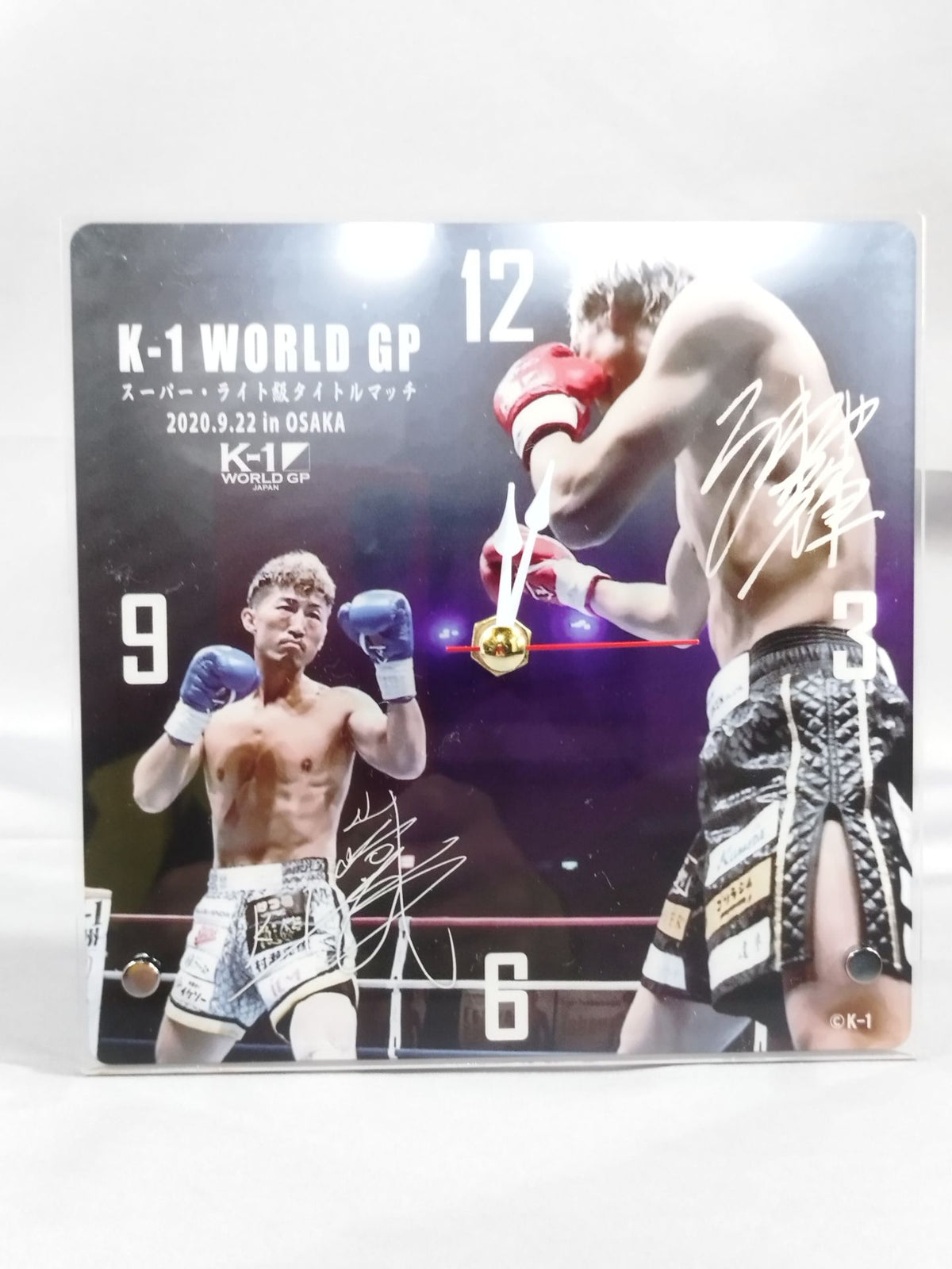 K-1 WORLD GP Hideaki Yamazaki vs Rukiya Abo Acrylic Watch