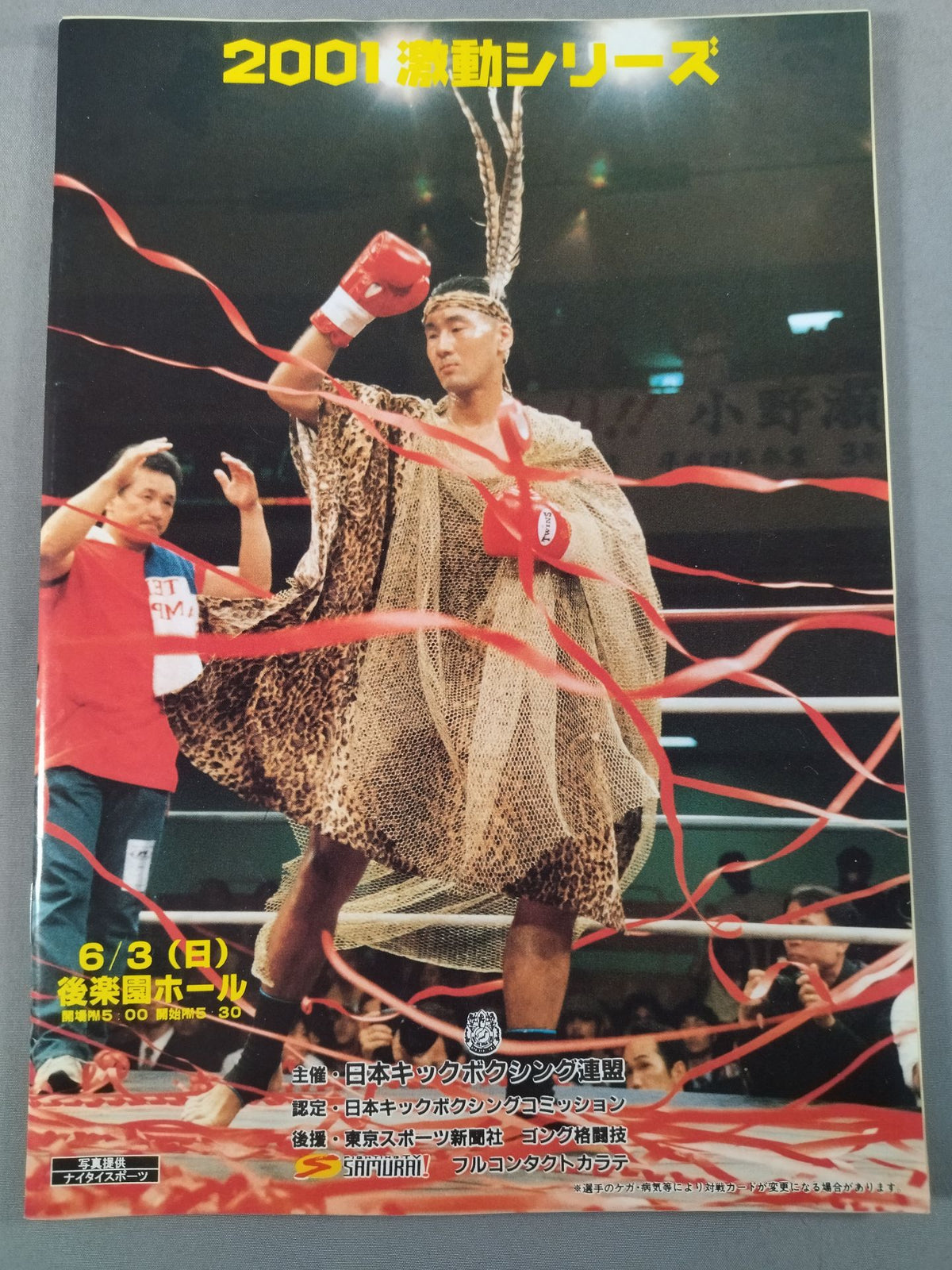 【半券付】日本キックボクシング連盟 2001激動シリーズ