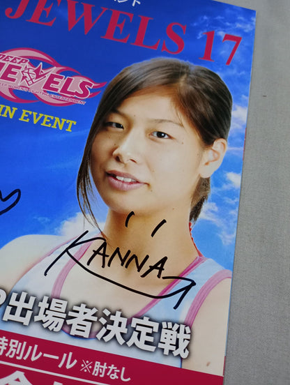 [2 fighters hand signed autograph 】DEEP JEWELS.17